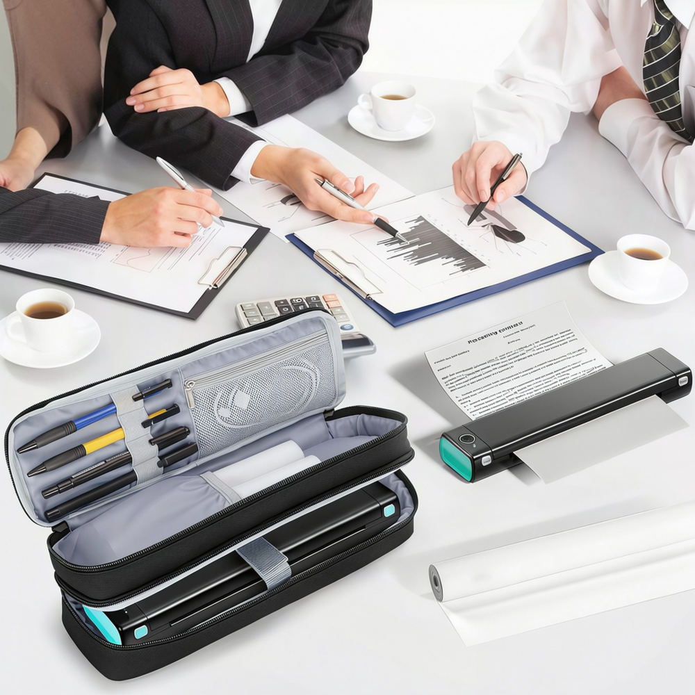 Tech Accessories Travel Organizer Pouch - Портативный чехол для хранения сканирующего устройства,