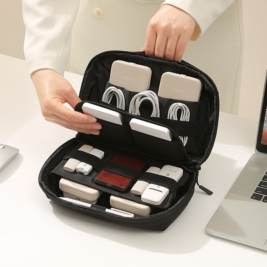 Tech Accessories Travel Organizer Pouch - Портативный органайзер для кабелей и электроники,
